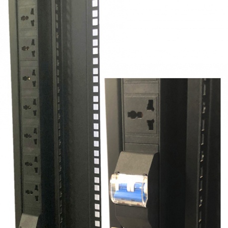 PDU C13 10 Outlets, PCE plug, MCB 32A